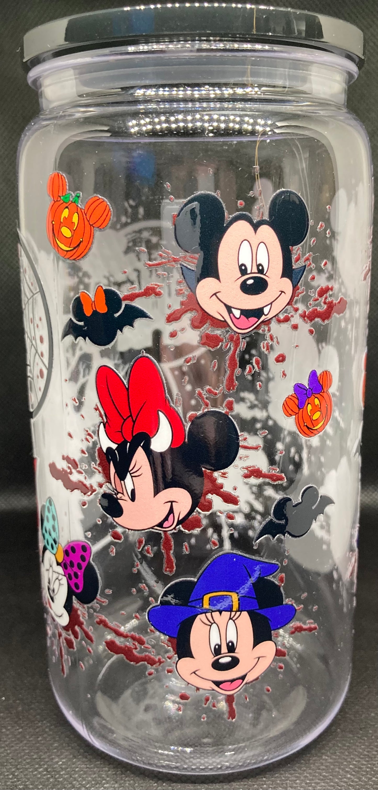 Minnie Halloween 16oz - Clear Plastic