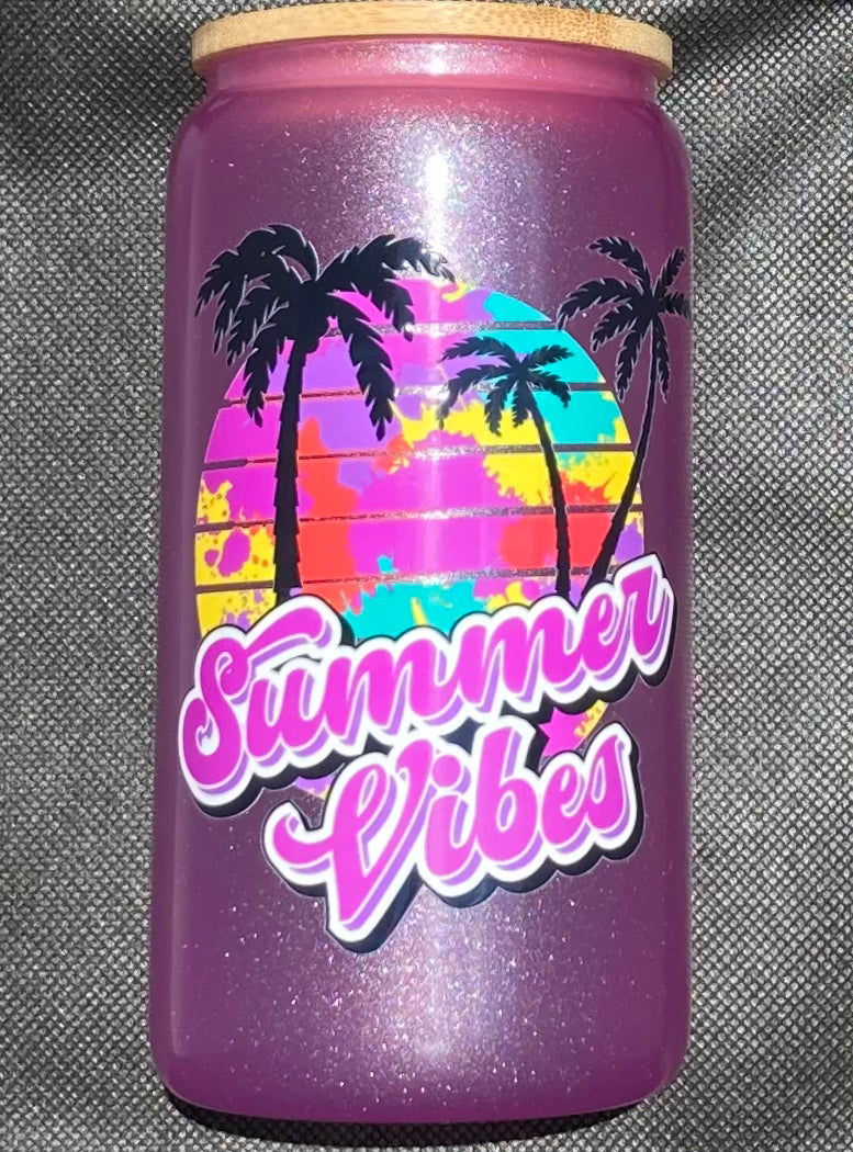 Summer Vibes - UV Color Changing & Glow in the dark (Purple)