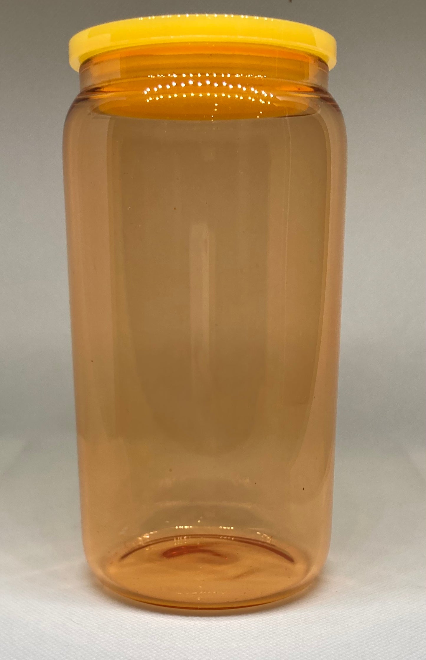 Yellow Jelly 16 oz Glass