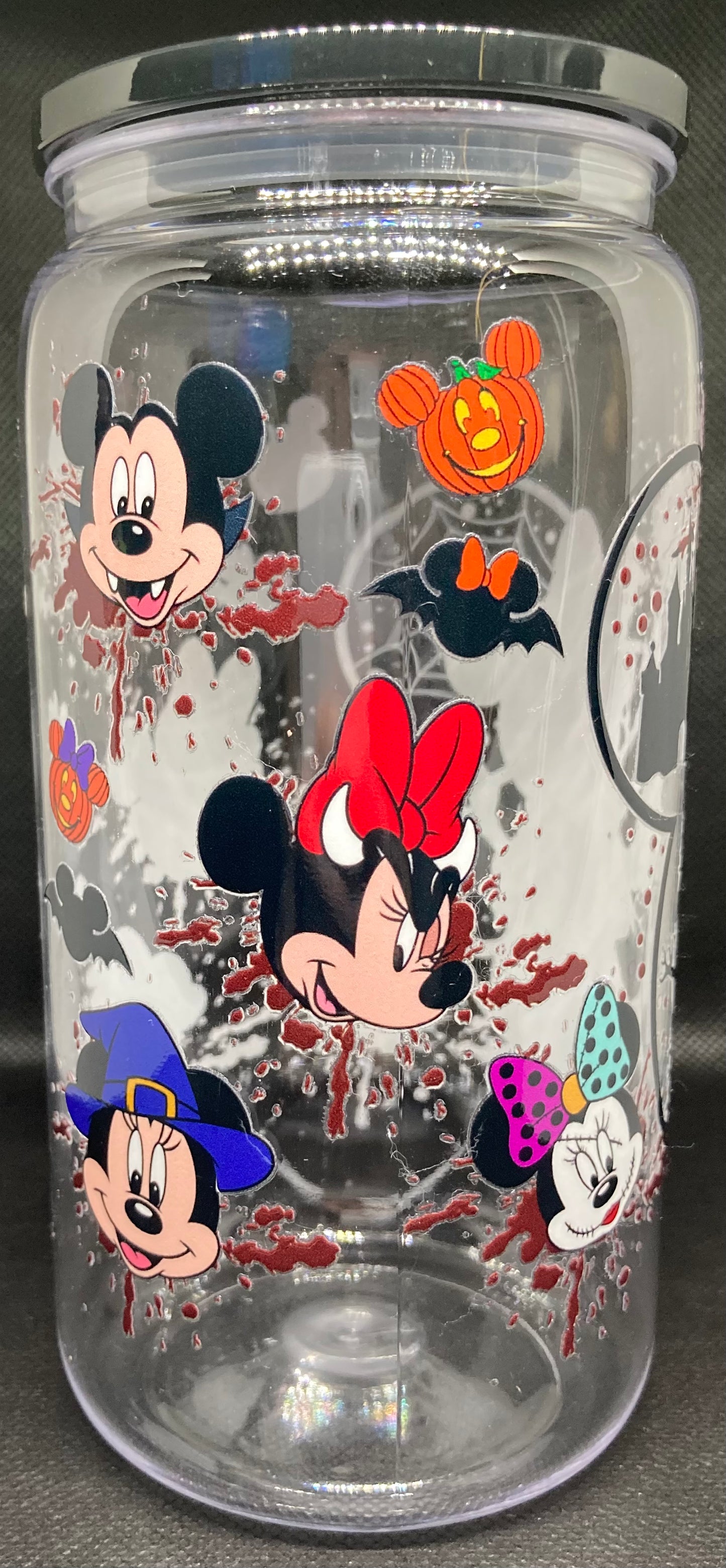 Minnie Halloween 16oz - Clear Plastic