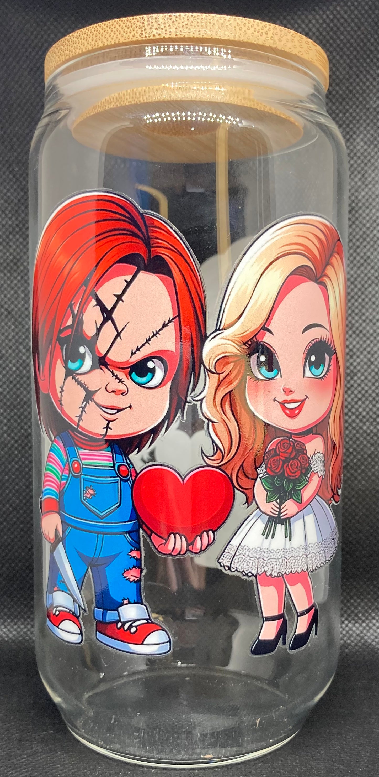 Chucky & Tiffany - Clear Glass