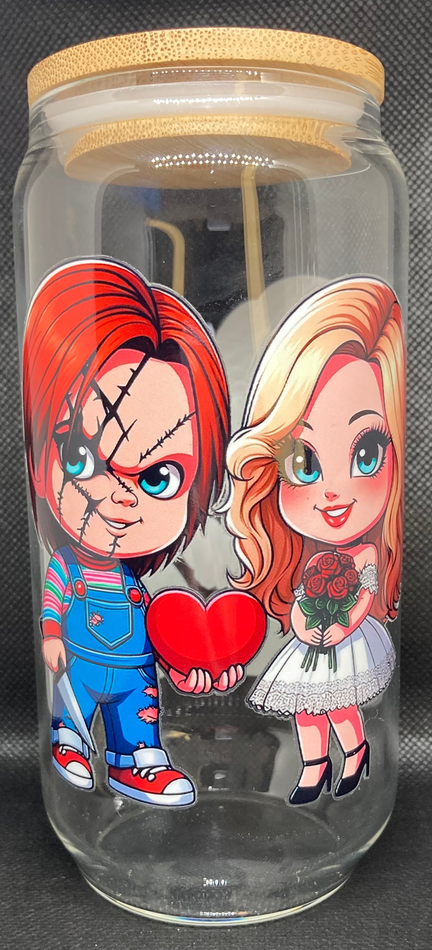 Chucky & Tiffany - Clear Glass